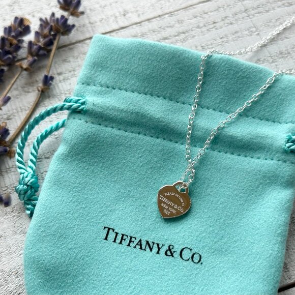 unbranded Jewelry - Tiffany & Co. Sterling Silver Heart Tag Necklace